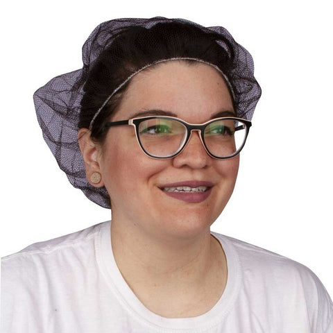 Bunzl Prime Source Brown Nylon 1/8 inch Honeycomb Hairnet, 21 inch -- 100 per case