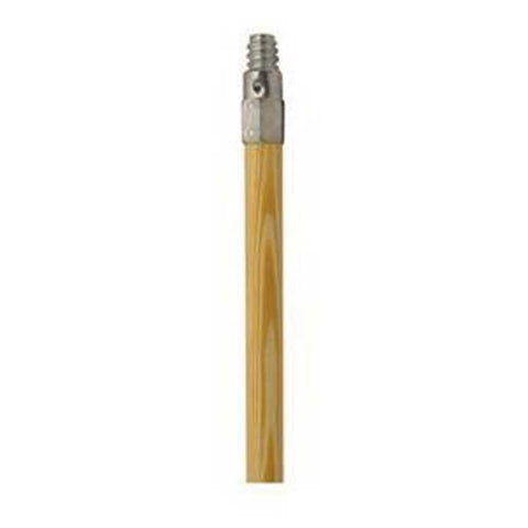 Zephyr Metal Threaded Wood Mop Handle, 60 inch Length -- 12 per case