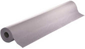 Bunzl Prime Source White Linen Embossed Plastic Tablecover Roll, 40 x 300 inch -- 1 roll