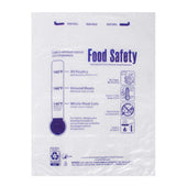 Unistar Clear High Density Polyethylene 0.51 Mil Food Safety U Bag It Bag, 14 x 19 inch -- 2380 per case