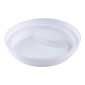 Karat White Polypropylene 90mm Sipper Dome Lid for 10 - 24 Ounce Paper Hot Cup -- 1000 per case