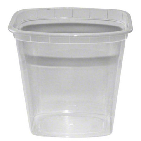 CuBE Packaging Clear Rectangular Food Container, 32 Ounce -- 200 per case