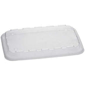Cube Packaging Vented Plastic Food Storage Container Lid Only, 7.22 x 4.96 x 0.67 inch -- 300 per case