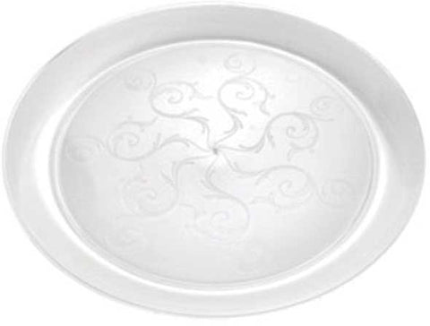 Fineline Savvi Serve Plastic Clear Plate, 6.25 inch -- 240 per case