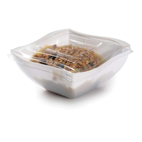 Fineline Clear Polyethylene Terephthalate Bowl -- 100 per case