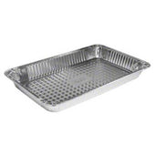 Jif Foil Silver Medium Aluminum Steam Table Pan, 20.75 x 12.81 x 2.19 inch -- 50 per case