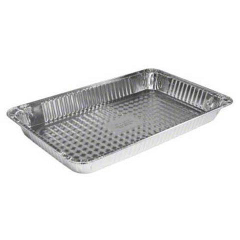 Jif Foil Silver Medium Aluminum Steam Table Pan, 20.75 x 12.81 x 2.19 inch -- 50 per case