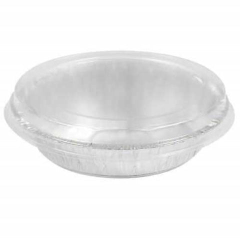 Jif Foil Silver Clear Aluminum Pan with Dome Lid, 48 Ounce Capacity -- 150 per case