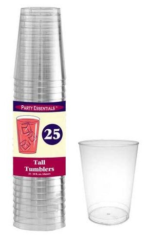 Northwest Enterprises Polystyrene Clear Tumbler, 10 Ounce -- 500 per case