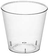 Northwest Enterprises Polystyrene Clear Shot Glass, 1 Ounce -- 2500 per case