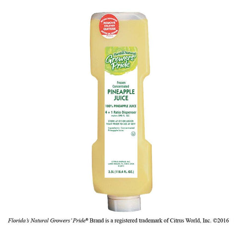 Growers Pride Pineapple Juice, 3.5 Liter -- 3 per case.
