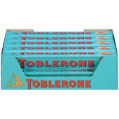 Toblerone Crunchy Almond with Sea Salt Milk Chocolate Bar, 3.52 Ounce -- 80 per case.