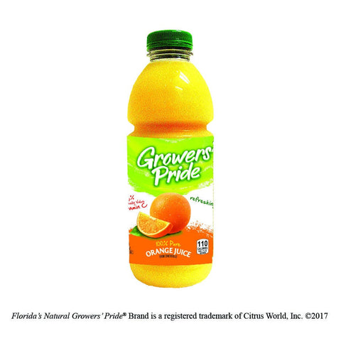 Florida Natural Orange Juice, 32 Ounce -- 12 per case.