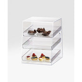 CalMil 3 Tray Display Cabinet, 10 x 15 x 13 1/2 inch.
