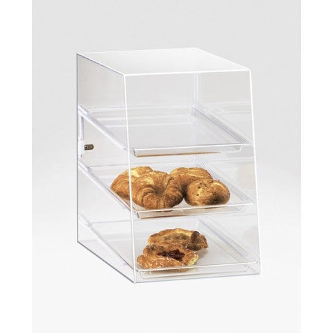 CalMil 3 Tray Self Serve Display Cabinet, 11 1/2 x 17 x 17 inch.