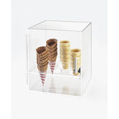 CalMil Cone Display Cabinet, 12 x 12 x 15 inch.