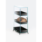 CalMil Three Level Bread Box Black.