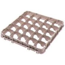 Soft Gray Cambro 16 Compartment Full Size Full Drop Stemware Extender Only, 19 5/8 x 19 5/8 x 2 inch -- 12 per case.