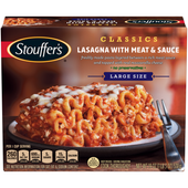 Stouffers Lasagna with Meat Sauce Entree, 19 Ounce -- 12 per case.
