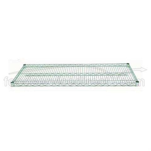 Spec-Line Green Epoxy Wire Shelf, 21 x 30 inch.
