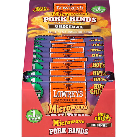 Lowreys Original Bacon Curls, 1.75 Ounce -- 36 per pack