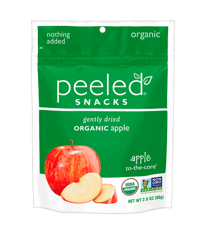 Peeled Snacks Organic Apple 2 The Core Dried Fruit, 2.8 Ounce -- 12 per case.