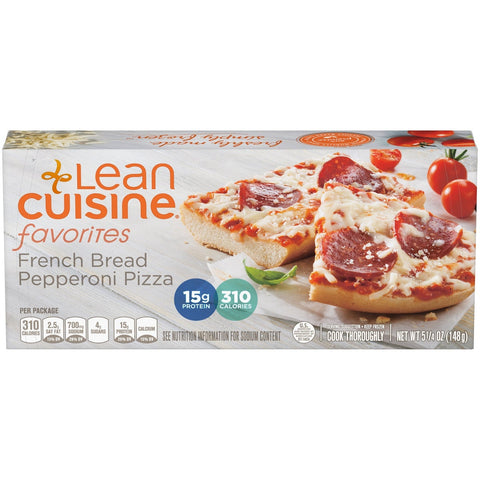Nestle Stouffers Lean Cuisine Casual Eating Pepperoni French Bread Pizza, 5.25 Ounce -- 12 per case.