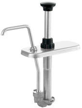 Server Stainless Steel Fountain Condiment Jar Pump, 2 Quart