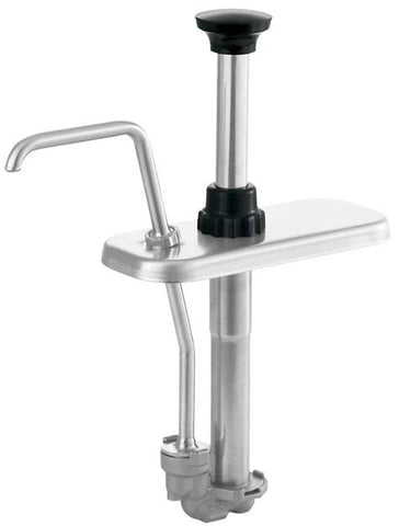 Server Stainless Steel Fountain Condiment Jar Pump, 2 Quart