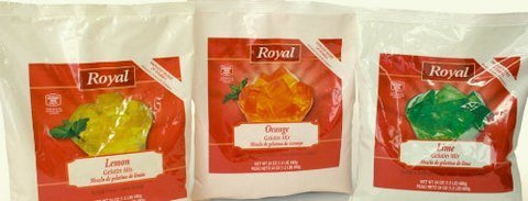 Royal Assorted Citrus Gelatin, 24 Ounce -- 12 per case.