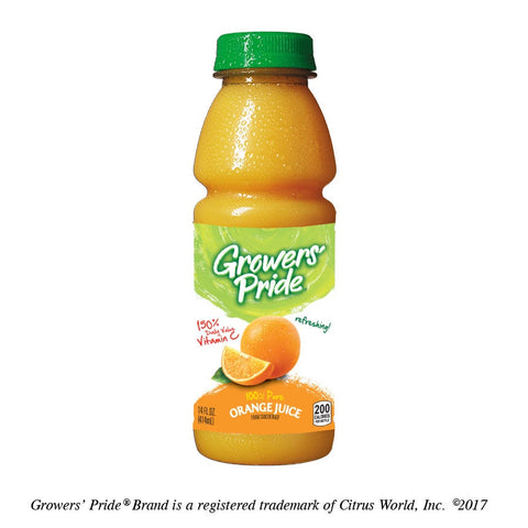 Floridas Natural Growers Pride Orange Juice, 14 Fluid Ounce -- 12 per case.