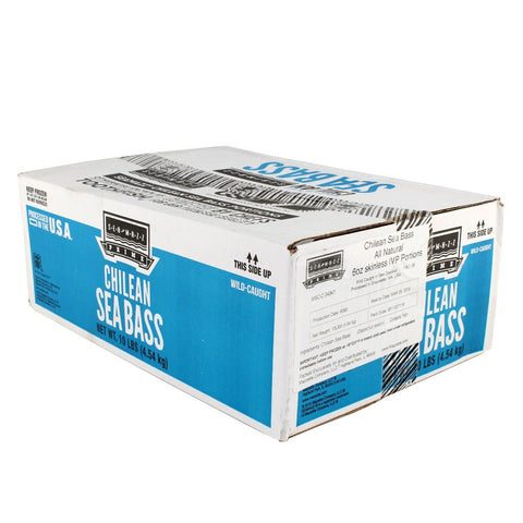 Frozen Seafood Chilean Sea Bass - 6 Ounce, 10 Pound.