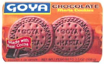 Goya Maria Chocolate Cookie, 3.5 Ounce -- 32 per case.