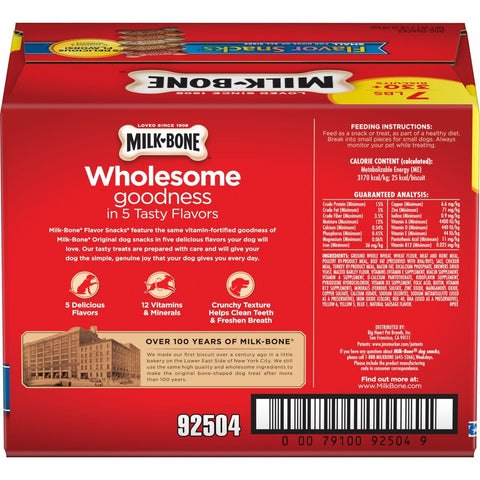 Milk Bone Flavor Snacks for Small Dogs, 7 Pound.