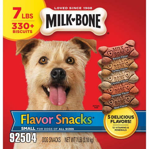 Milk Bone Flavor Snacks for Small Dogs, 7 Pound.