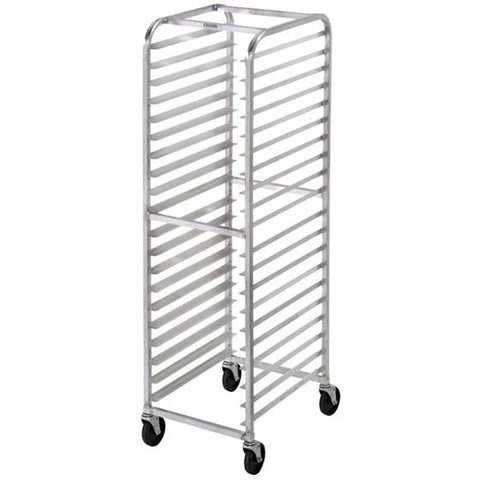 Channel Manufacturing Aluminum Economy Series 3 inch Spacing All Welded Full Size Bun Pan Rack, 64 x 20.5 x 26 inch.
