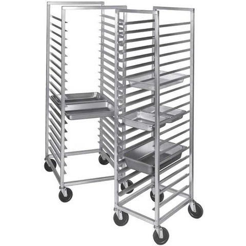 Channel Manufacturing Standard Series 3 inch Spacing Aluminum Steamtable Pan Rack, 64 x 24 x 26 inch.