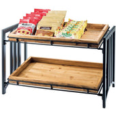 Cal Mil Mission 2 Tier Stand, 23 x 13 x 15 inch.