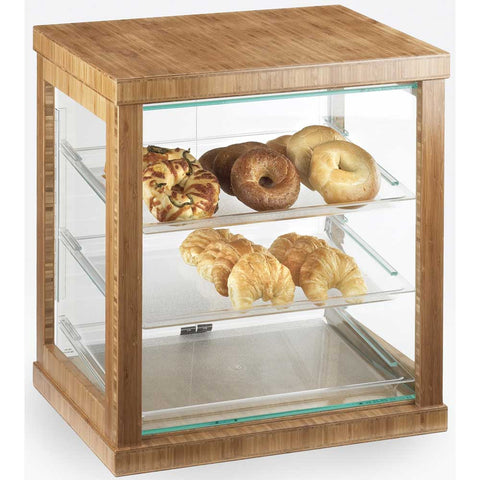 Cal Mil Bamboo Frame Bakery Display Case, 21 x 16.25 x 22.5 inch.