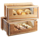 Cal Mil Madera Pastry Drawer Case, 24 x 11.75 x 8 inch.