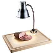 Cal Mil Maple Carving Station with Lamp, 20 x 24 x 1.5 inch.