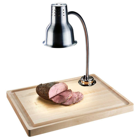 Cal Mil Maple Carving Station with Lamp, 20 x 24 x 1.5 inch.