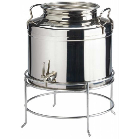 Cal Mil Stainless Steel Beverage Dispenser, 14 x 14 x 11 inch.