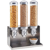 Cal Mil Urban 3 Section Cereal Dispenser, 18.25 x 10.25 x 27 inch.