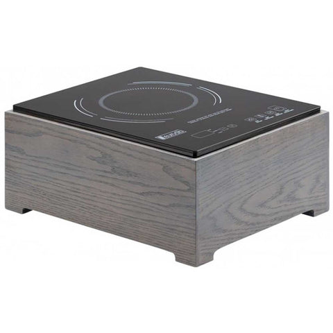 Cal Mil Oak Ashwood Gray Induction Unit, 12.75 x 15.875 x 7.125 inch.