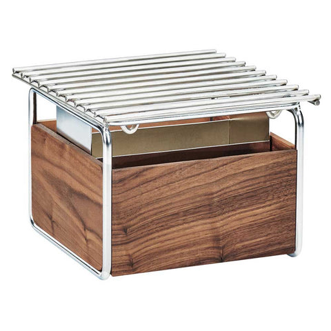 Cal Mil Chrome Mid Century Chafer Alternative, 12 x 12 x 7.25 inch.
