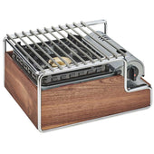 Cal Mil Chrome Mid Century Butane Stove Frame, 14.25 x 12.75 x 7.25 inch.