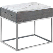 Cal Mil Ashwood Gray Marble Riser, 15 x 11 x 13.25 inch.