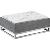 Cal Mil Ashwood Gray Marble Riser, 15 x 11 x 6.25 inch.