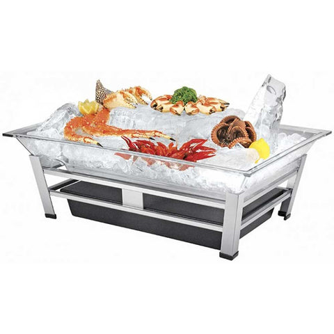 Cal Mil Platinum Large Ultimate Ice Housing Display with Led, 24 x 48 x 10 inch.